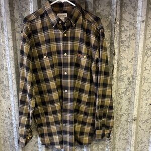 Carhartt Men's Plaid Flannel Shirt - L